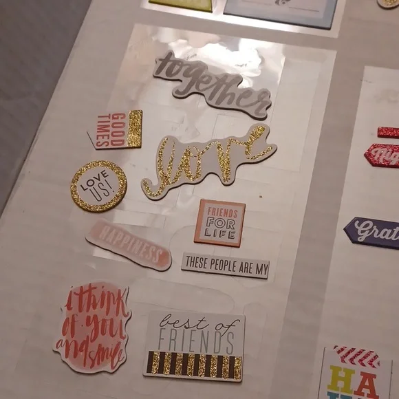 4/$60 Colorful Scrapbook Sticker Set - Incomplete - Picture 8 of 12